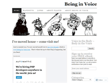Tablet Screenshot of beinginvoice.wordpress.com