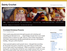 Tablet Screenshot of daintycrochet.wordpress.com