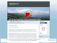 Tablet Screenshot of laderacares.wordpress.com