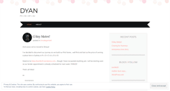 Desktop Screenshot of dyan.wordpress.com