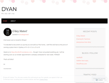 Tablet Screenshot of dyan.wordpress.com