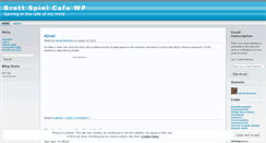 Desktop Screenshot of brettspielcafe.wordpress.com