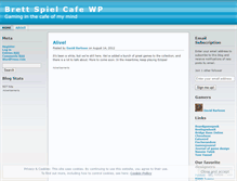 Tablet Screenshot of brettspielcafe.wordpress.com