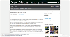 Desktop Screenshot of matthewjonwilson.wordpress.com
