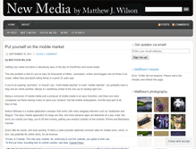 Tablet Screenshot of matthewjonwilson.wordpress.com