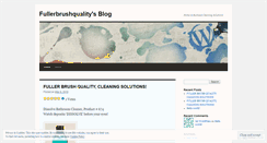 Desktop Screenshot of fullerbrushquality.wordpress.com