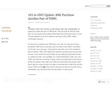 Tablet Screenshot of laurenfosh.wordpress.com