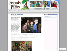 Tablet Screenshot of friendsoftheparks.wordpress.com