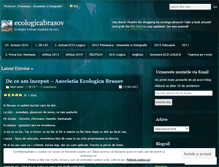 Tablet Screenshot of ecologicabrasov.wordpress.com