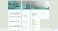 Desktop Screenshot of birdwatchinghonduras.wordpress.com