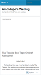Mobile Screenshot of amoldupo.wordpress.com