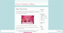 Desktop Screenshot of ericafideau.wordpress.com