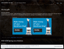 Tablet Screenshot of educationalsector.wordpress.com