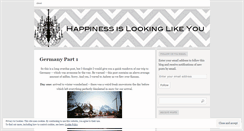 Desktop Screenshot of happinessislookinglikeyou.wordpress.com