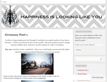 Tablet Screenshot of happinessislookinglikeyou.wordpress.com