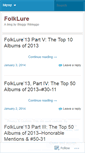 Mobile Screenshot of folklure.wordpress.com