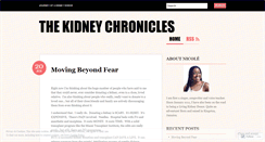 Desktop Screenshot of kidneychronicles.wordpress.com