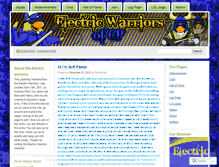 Tablet Screenshot of electricwarriorsofclubpenguin.wordpress.com