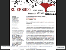 Tablet Screenshot of elembudo.wordpress.com