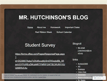 Tablet Screenshot of mrhutchinson5.wordpress.com