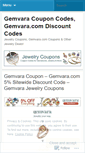 Mobile Screenshot of gemvaracoupon.wordpress.com