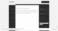 Desktop Screenshot of blogaphobe.wordpress.com