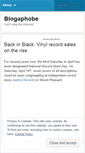 Mobile Screenshot of blogaphobe.wordpress.com