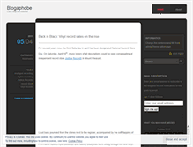 Tablet Screenshot of blogaphobe.wordpress.com