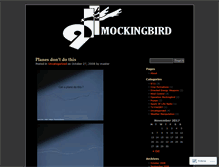 Tablet Screenshot of 911mockingbird.wordpress.com