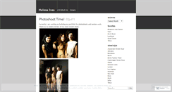 Desktop Screenshot of melissaines.wordpress.com