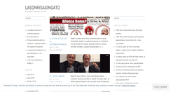 Desktop Screenshot of lasonrisasingato.wordpress.com