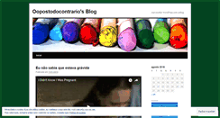 Desktop Screenshot of oopostodocontrario.wordpress.com