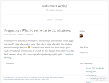 Tablet Screenshot of nubiennes.wordpress.com