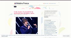 Desktop Screenshot of palabrafresca.wordpress.com