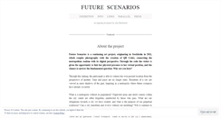 Desktop Screenshot of futurescenariosproject.wordpress.com