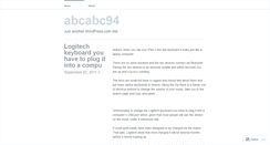 Desktop Screenshot of abcabc94.wordpress.com