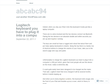 Tablet Screenshot of abcabc94.wordpress.com