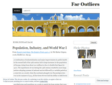 Tablet Screenshot of faroutliers.wordpress.com