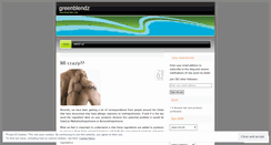 Desktop Screenshot of greenblendz.wordpress.com