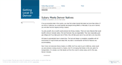 Desktop Screenshot of milehighdenver.wordpress.com