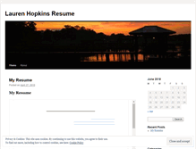 Tablet Screenshot of hopkinslauren.wordpress.com