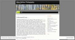 Desktop Screenshot of milesmckeephotography.wordpress.com