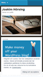 Mobile Screenshot of joakimhorsing.wordpress.com