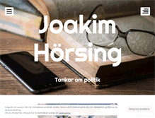 Tablet Screenshot of joakimhorsing.wordpress.com