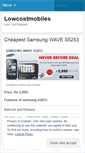 Mobile Screenshot of lowcostmobiles.wordpress.com
