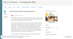 Desktop Screenshot of professeurc.wordpress.com