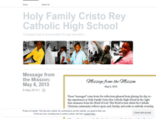 Tablet Screenshot of hfcristorey.wordpress.com