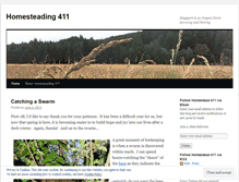 Tablet Screenshot of homestead411.wordpress.com