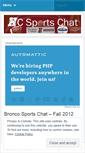 Mobile Screenshot of hcsports.wordpress.com