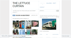 Desktop Screenshot of lettucecurtain.wordpress.com